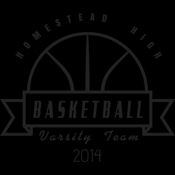 Basketball Template DNT001 BW Thumbnail
